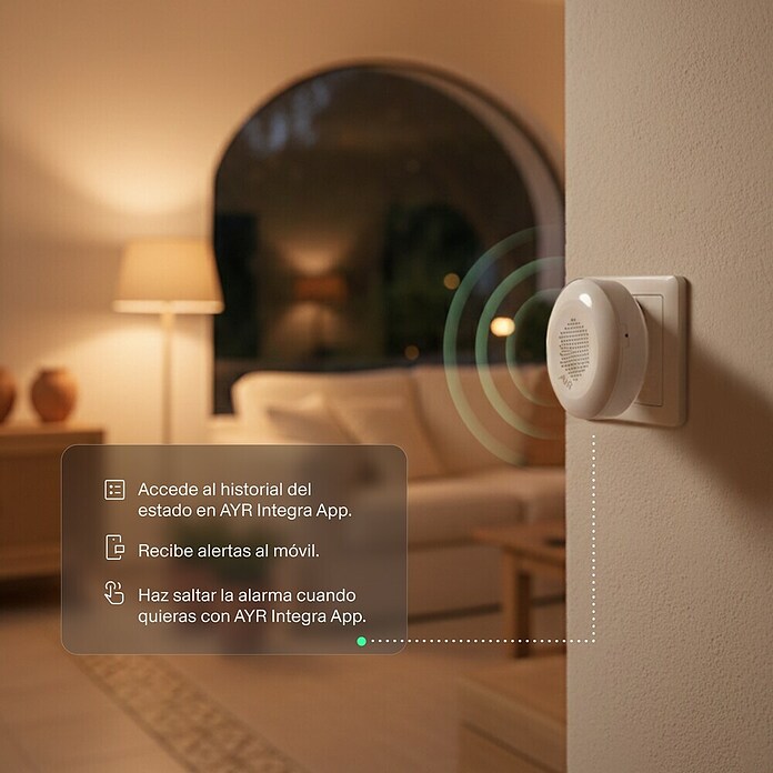 AYR Sirena de alarma (WLAN, 100 dB, Específico para: Dispositivos de seguridad AyR) | BAUHAUS