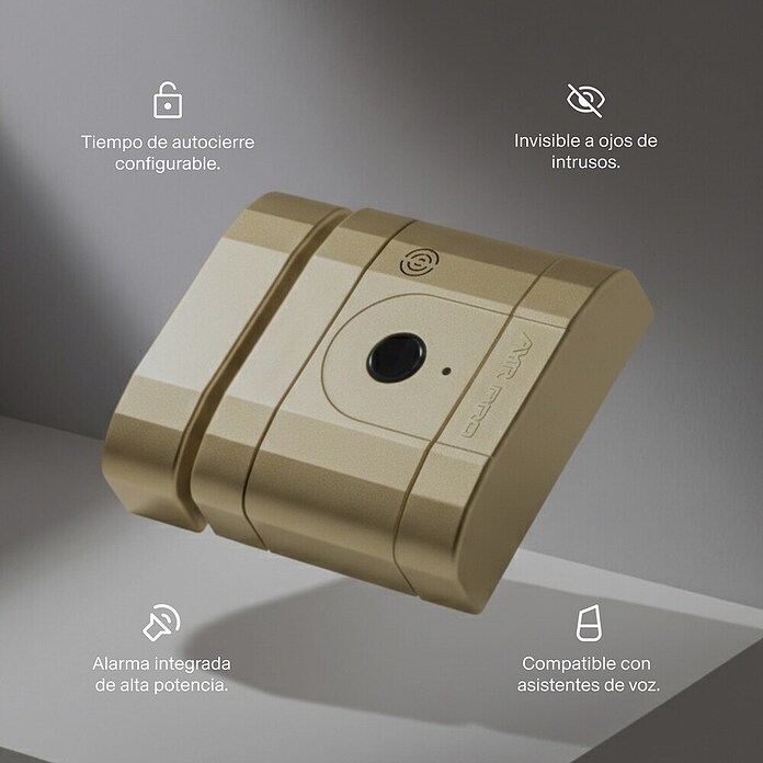 AYR Cerradura electrónica Lock-PRO (Dorado, Bluetooth, Mediante app) | BAUHAUS