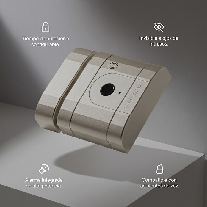 AYR Cerradura electrónica Lock-PRO (Marrón, Bluetooth, Mediante app) | BAUHAUS