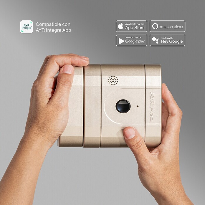 AYR Cerradura electrónica Lock-PRO (Marrón, Bluetooth, Mediante app) | BAUHAUS