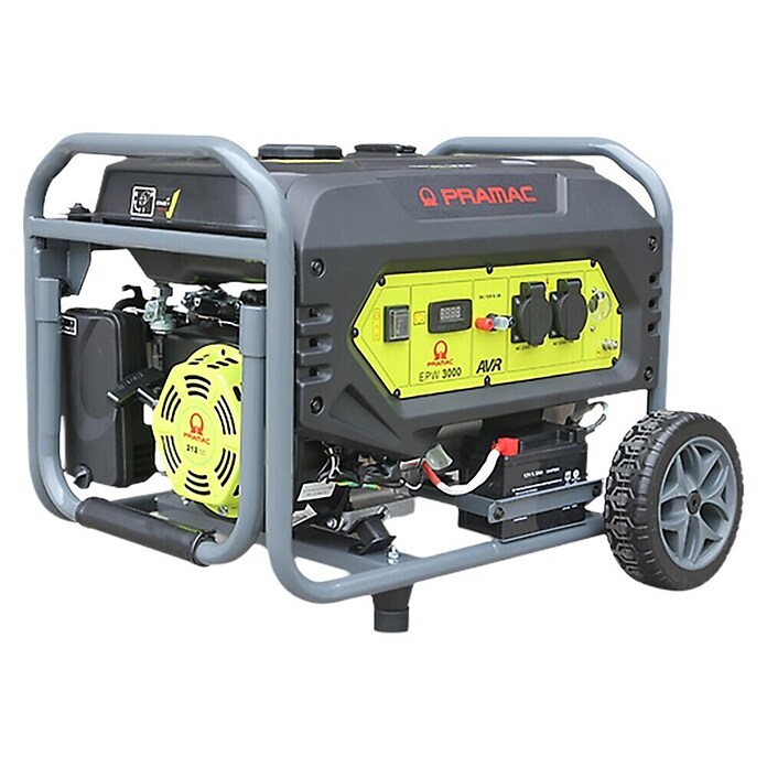 Pramac Generador EPW 3000 (Potencia nominal: 2.700 W, Volumen del depósito: 13 l, Consumo: 1,13 l/h) | BAUHAUS