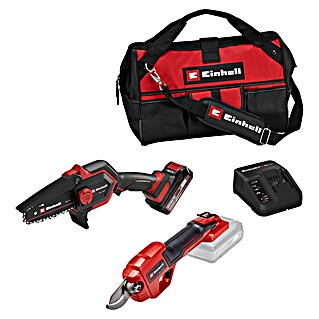 Einhell PXC 18V Akumulatorska enoročna žaga GE-PS 18/15 + GE-LS 18 (18 V, 2,5 Ah, Li-ion, 1 baterija, Dolžina meča: 15,8 cm)