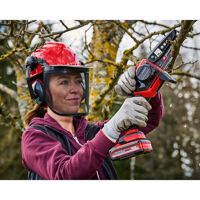Einhell PXC 18V Akumulatorska enoročna žaga GE-PS 18/15 + GE-LS 18  (18 V, 2,5 Ah, Li-ion, 1 baterija, Dolžina meča: 15,8 cm) | 7371 - Akku-Kettensägen | IAEJ - Kettensägen | IAE - Gartenmotorgeräte | IA - Gartenhartware | I - Stadtgarten | BAUHAUS