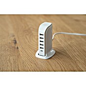 UniTEC Ladestation 6-Port-USB A/C (Weiß, 5 V, 7,5 x 9,1 x 17 cm) | BAUHAUS