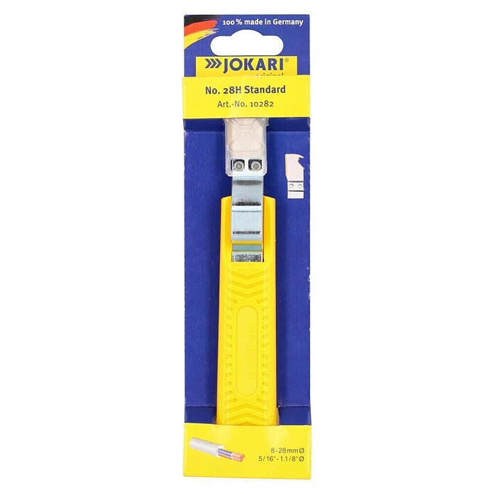 Jokari Kabelmesser mit Hakenklinge (Titan-Nitrid-Beschichtung)