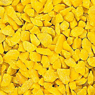 Deko-Steine (Gelb, Korngröße: Ø 9 - 13 mm, 500 ml)