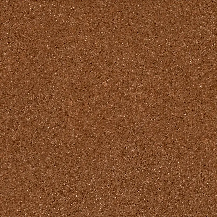 SCHÖNER WOHNEN-Farbe Trendstruktur Dekoputz-Set Rost-Optik - 6 -tlg. - Detailaufnahme einer homogenen, braunen Oberfläche, ideal für Hintergründe und Texturen, die Wärme und Natürlichkeit ausstrahlen.