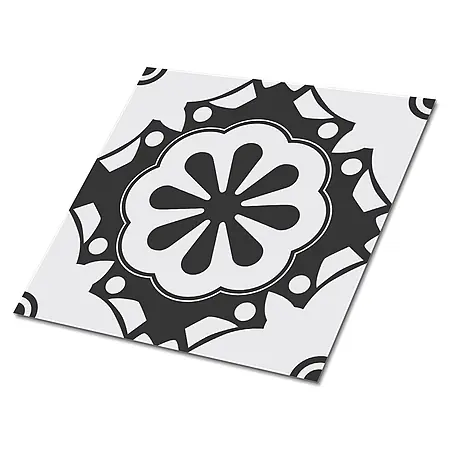 Selbstklebende Fliesen 9 Stück 30x30 cm - Geometrisches Muster