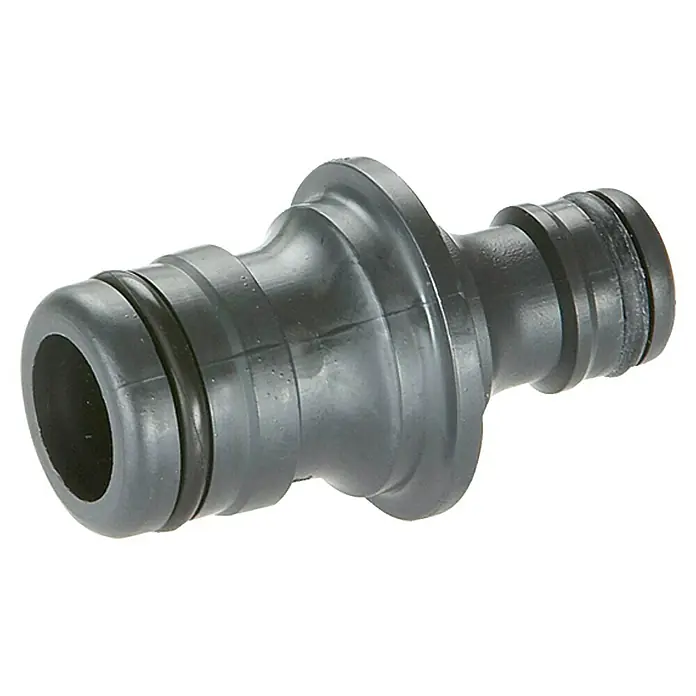 Gardena Profi-System Reduzierkupplung - Größe: ½″/¾″ - Ein schwarzer Schlauchverbinder aus Kunststoff für die Gartenbewässerung, ideal zum Verbinden von Gartenschläuchen.