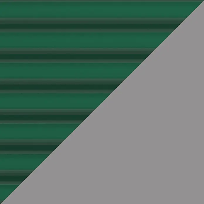 Vitavia Hochbeet Meta 630 - 187,7 x 96,2 x 63 cm, Zincalume®, Seegras/Alu - Farbmuster