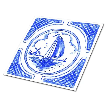 Selbstklebende Fliesen 9 Stück 30x30 cm - Lodz Azulejo.
