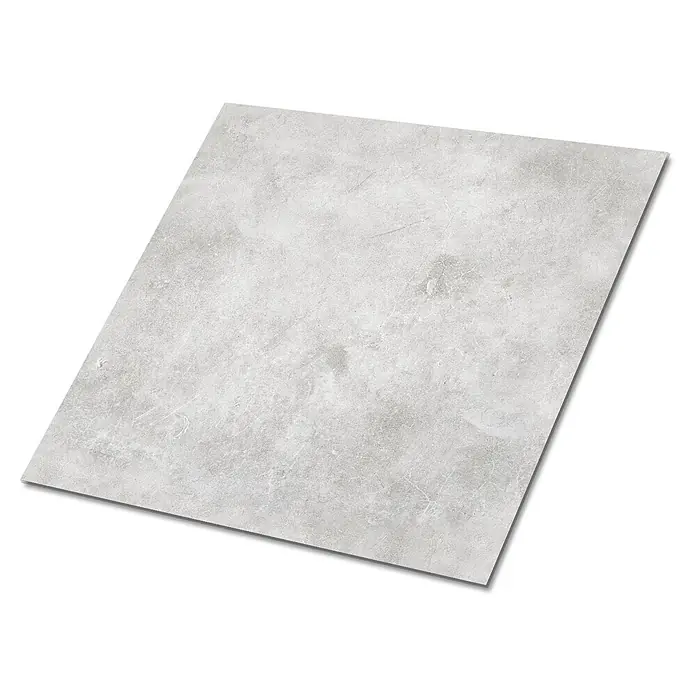 Selbstklebende Fliesen 9 Stück 30x30 cm - Betonstruktur -  - Graue Fliese mit Betonoptik und unregelmäßiger Textur.