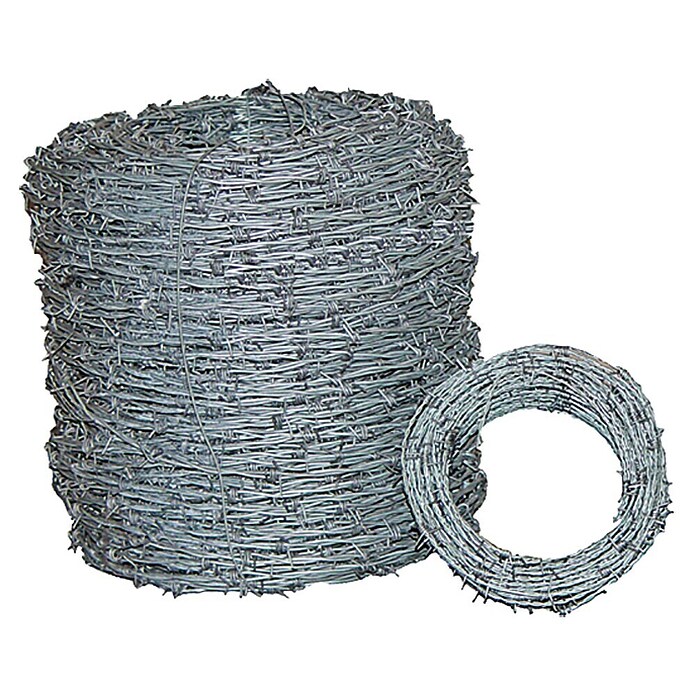 Hadra Stacheldraht (Drahtstärke: 1,6 mm, Länge: 50 m)