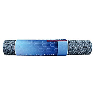 Stabilit Drahtgeflecht (10 x 0,5 m, Maschenweite: 25 mm, Silber, Verzinkt)