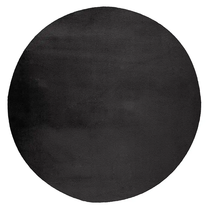 Kayoom Fellteppich Cross 425 - Graphit, Durchmesser: 160 cm, 100 % Polyester - Draufsicht