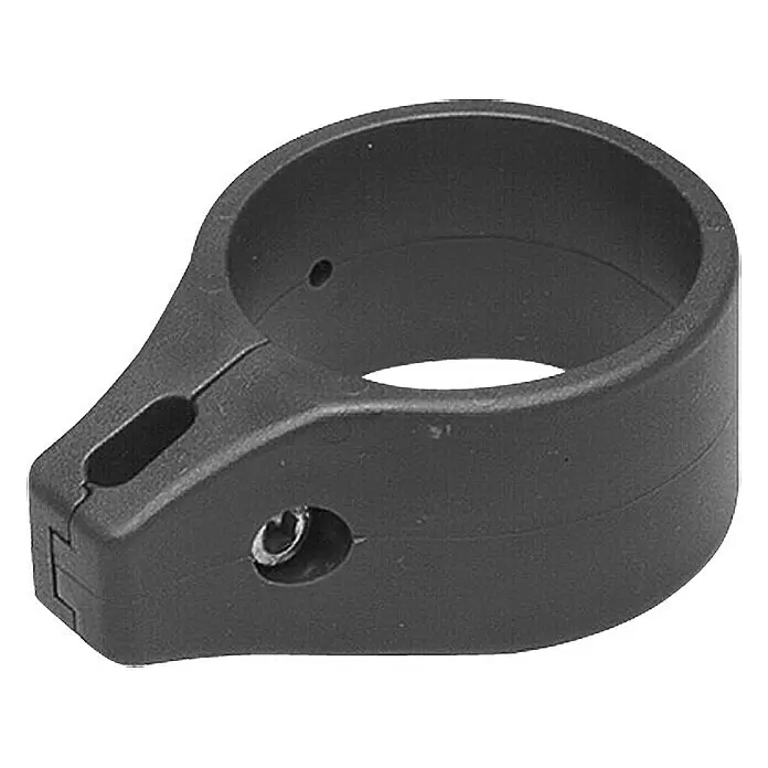 Torpfostenschelle - Schwarz, Durchmesser: 60 mm - Vorderansicht