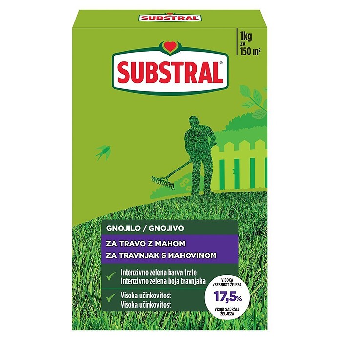Substral Gnojilo za trato z uničevalcem mahu  (1 kg) | 7522 - Moosvernichter | IAHD - Pflanzenschutz | IAH - Dünger / Pflanzenschutz | IA - Gartenhartware | I - Stadtgarten | BAUHAUS