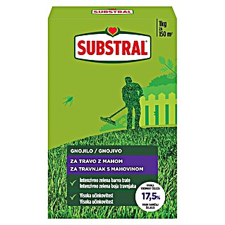 Substral Gnojilo za trato z uničevalcem mahu (1 kg)