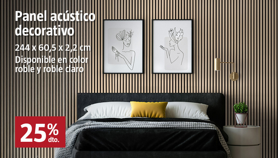 Panel acústico decorativo