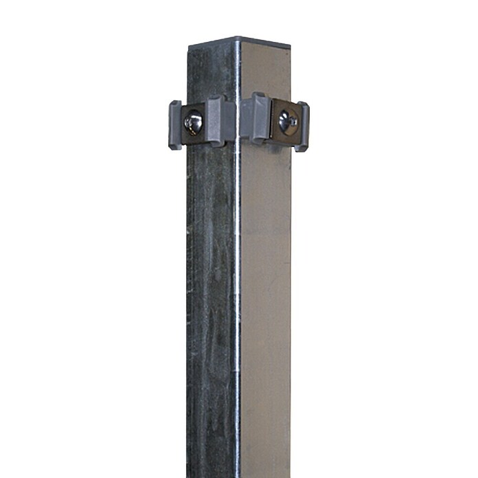 Hadra Eckpfosten (Grau, 50 x 50 x 1.500 mm)