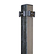 Hadra Eckpfosten (Grau, 50 x 50 x 1.500 mm)