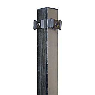 Hadra Eckpfosten (Grau, 50 x 50 x 1 500 mm)