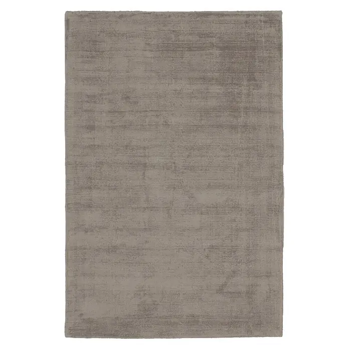 Kayoom Kurzflorteppich My Raaja 230 - Taupe, 170 x 120 cm, 100 % Viskose - Draufsicht