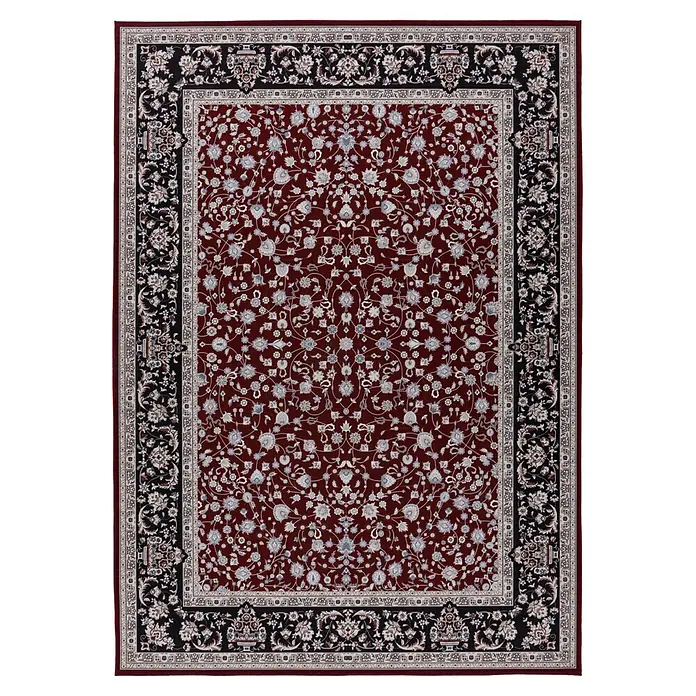 Kayoom Kurzflorteppich Rocks 225 - Rot, 330 x 240 cm, 100 % Polyester - Draufsicht