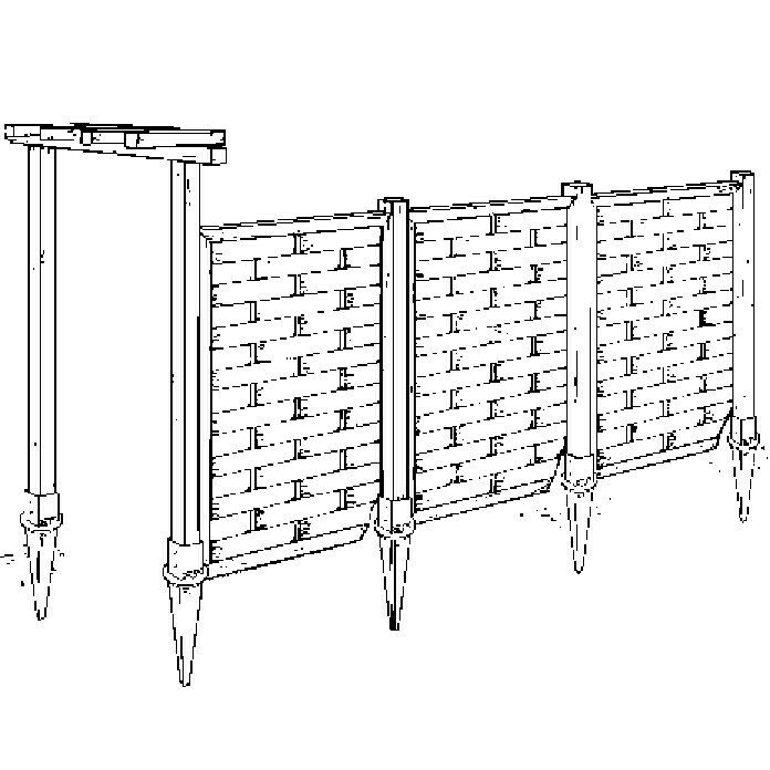 EinschlagbodenhülseNachjustierbar, 7,1 x 75 cm, Feuerverzinkt Sketch