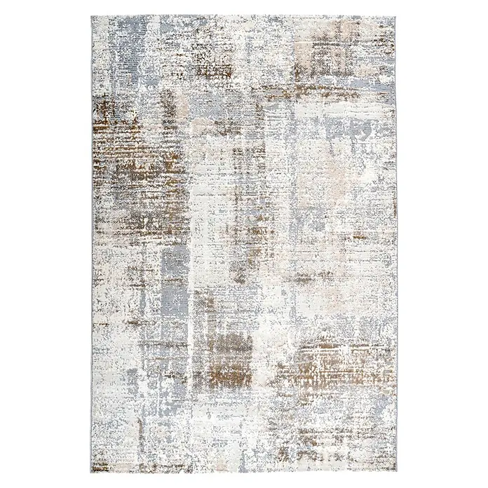 Kayoom Kurzflorteppich Sail 700 - Taupe, 230 x 160 cm, 70 % Polypropylen, 30 % Polyester - Draufsicht
