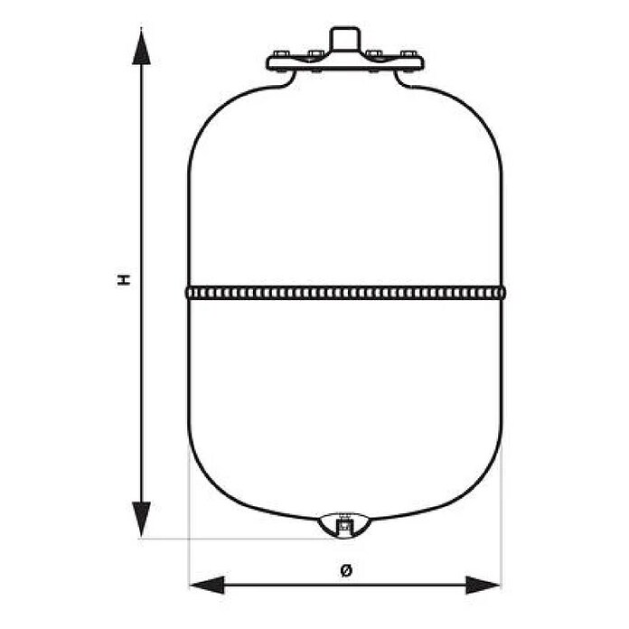 Ekspanzijska posoda Aquasystem AR5  (Prostornina: 5 l) | 4040 - Sifons/Abläufe/Ablaufgarnituren | DCDA - Wasserinstallation | DCD - Sanitärinstallation | DC - Sanitärinstallation | D - Sanitär | BAUHAUS