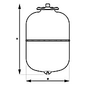 Ekspanzijska posoda Aquasystem AR5  (Prostornina: 5 l) | 4040 - Sifons/Abläufe/Ablaufgarnituren | DCDA - Wasserinstallation | DCD - Sanitärinstallation | DC - Sanitärinstallation | D - Sanitär | BAUHAUS