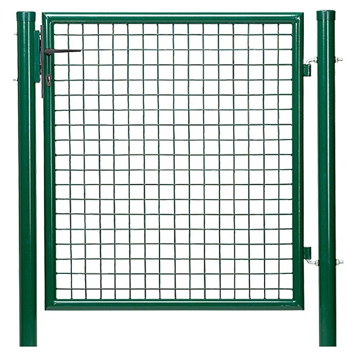 Puerta para el jardín (Verde, 1 x 1 m, Metal)