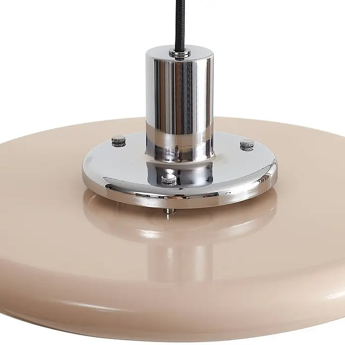 Lindby Pendelleuchte Branford - creme / amber, beige, E27