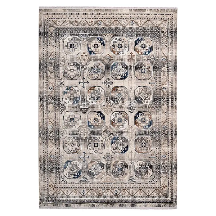 Kayoom Kurzflorteppich Anouk 425 - Multi, 170 x 120 cm, 100 % Polypropylen - Draufsicht