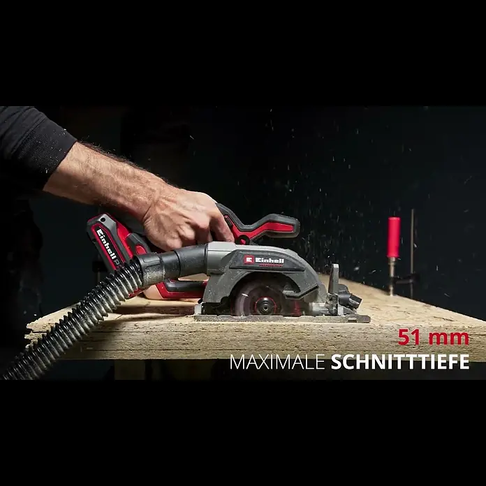 Einhell Professional Power X-Change 18V Akku-Handkreissäge TP-CS 18/136-C Li BL - Solo - 18 V, Ohne Akku, Durchmesser Sägeblatt: 136 mm - Akku-Handkreissge - TP-CS 18/136-C Li BL