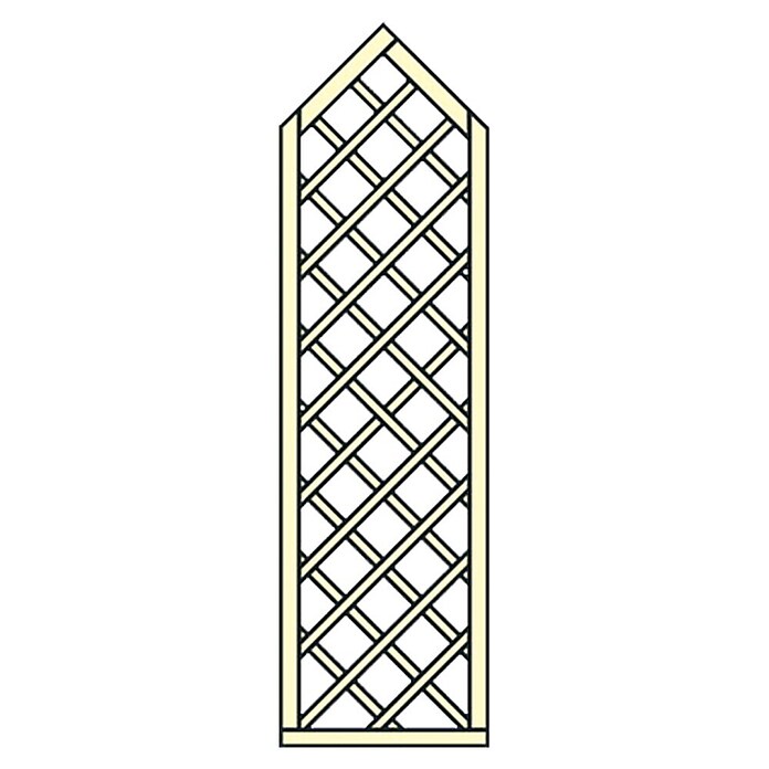 Mreža za vitice  (Š x V: 60 x 210 cm) | 7422 - Holz Rankgitter Spaliere, Stäbe | IAGB - Gartenholz | IAG - Außenbereichsausstattung | IA - Gartenhartware | I - Stadtgarten | BAUHAUS
