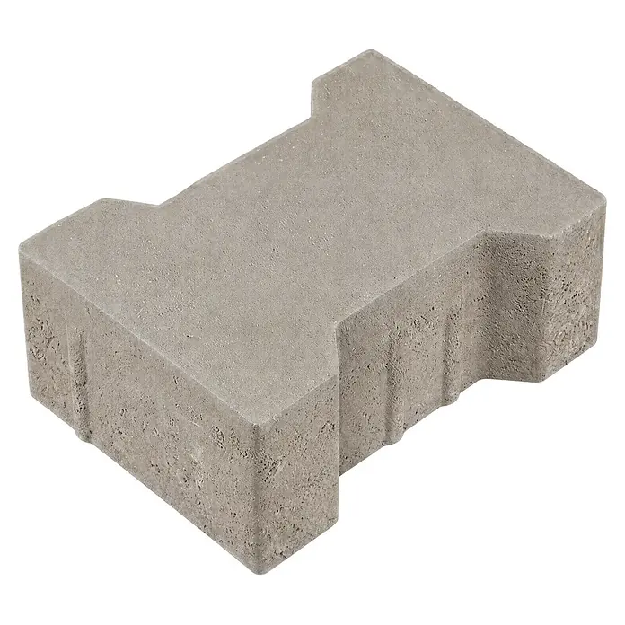 EHL Pflasterstein Doppel-T ohne Fase - Grau, 20 x 16,5 x 10 cm, Normalstein - Diagonale Ansicht