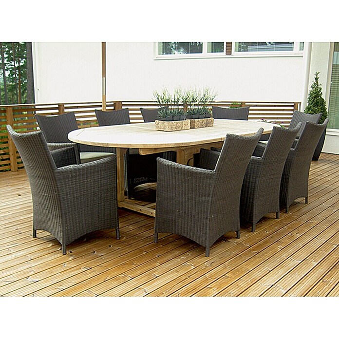 Rettenmeier Tarima para terraza (Pino, L x An x Es: 300 x 11,7 x 2,6 cm)