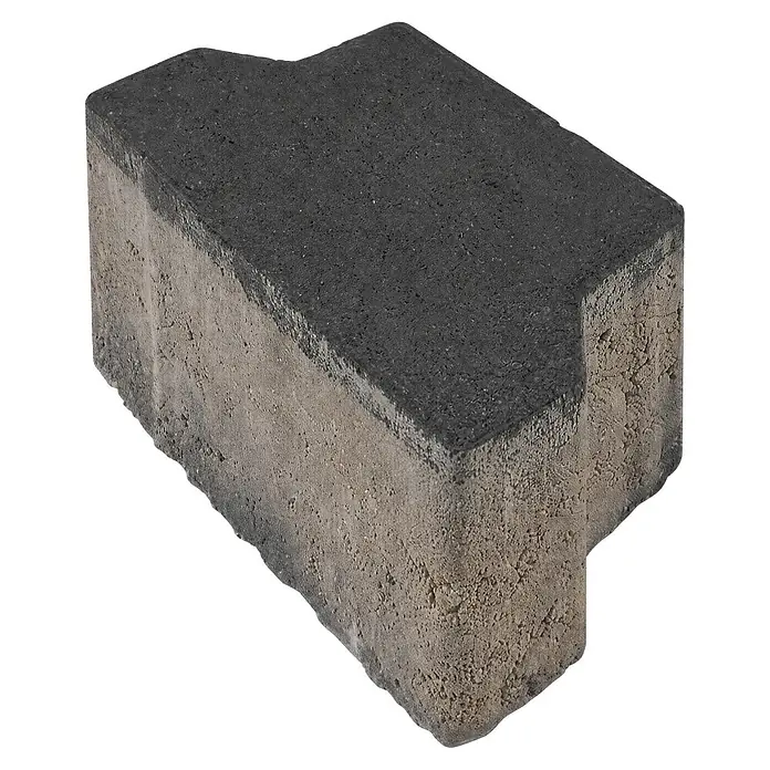 EHL Pflasterstein Doppel-T ohne Fase - Anthrazit, 10 x 16,5 x 10 cm, Randstein - Diagonale Ansicht