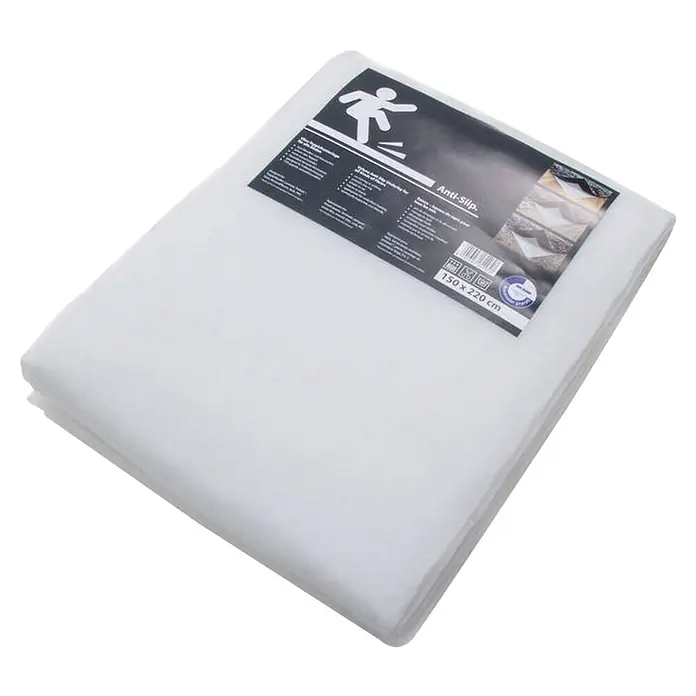 Kayoom Teppichgleitschutz Anti-Slip 125 - 220 x 150 cm, Weiß - Diagonale Ansicht