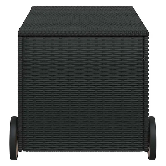 Furnicato Garten-Aufbewahrungsbox - Schwarz, Naturmaterialien