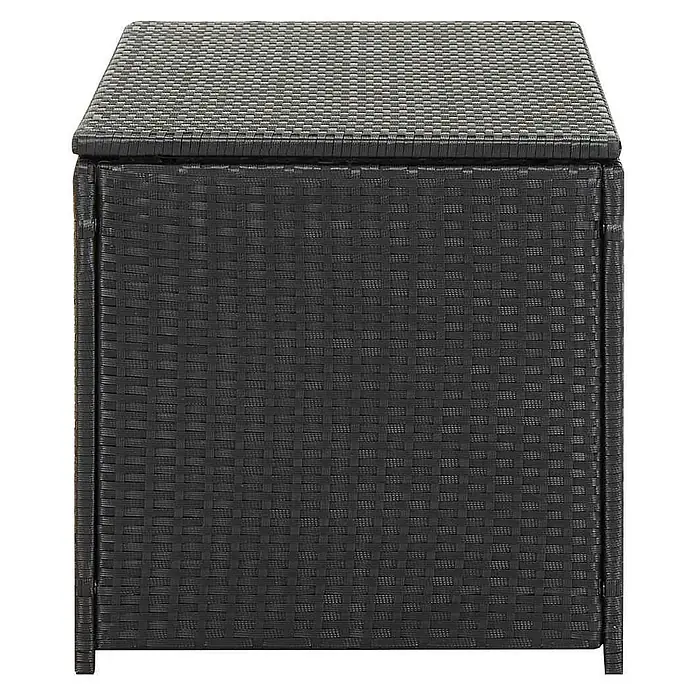 Furnicato Garten-Aufbewahrungsbox - Schwarz, Naturmaterialien