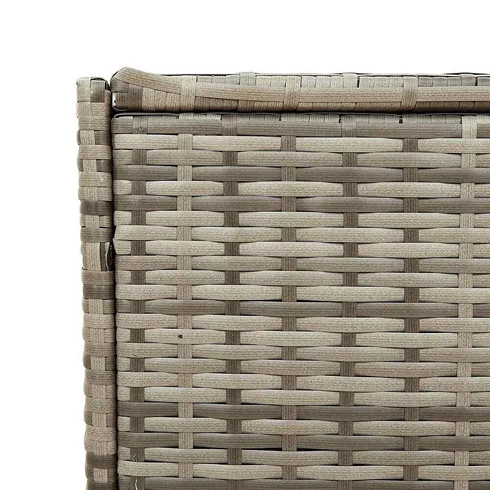 Furnicato Garten-Aufbewahrungsbox - Grau, Naturmaterialien