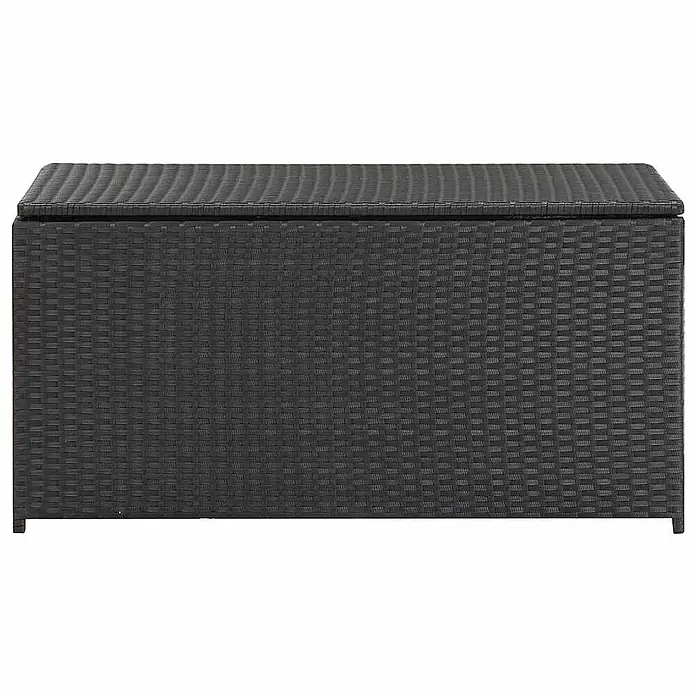 Furnicato Garten-Aufbewahrungsbox - Schwarz, Naturmaterialien