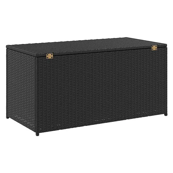 Furnicato Garten-Aufbewahrungsbox - Schwarz, Naturmaterialien