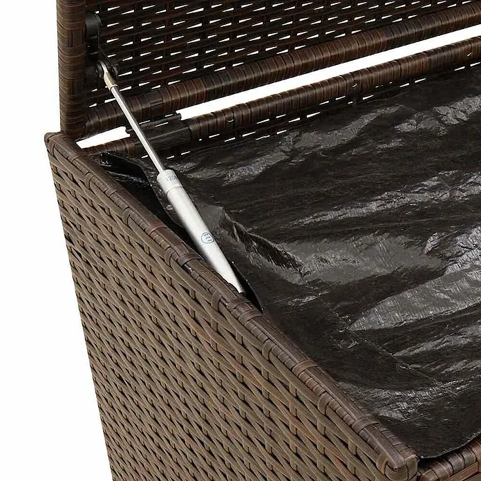 Furnicato Garten-Aufbewahrungsbox - Braun, Naturmaterialien
