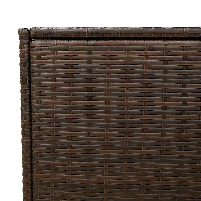 Furnicato Garten-Aufbewahrungsbox - Braun, Naturmaterialien