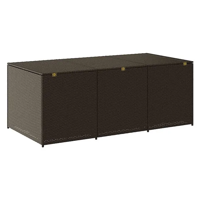 Furnicato Garten-Aufbewahrungsbox - Braun, Naturmaterialien