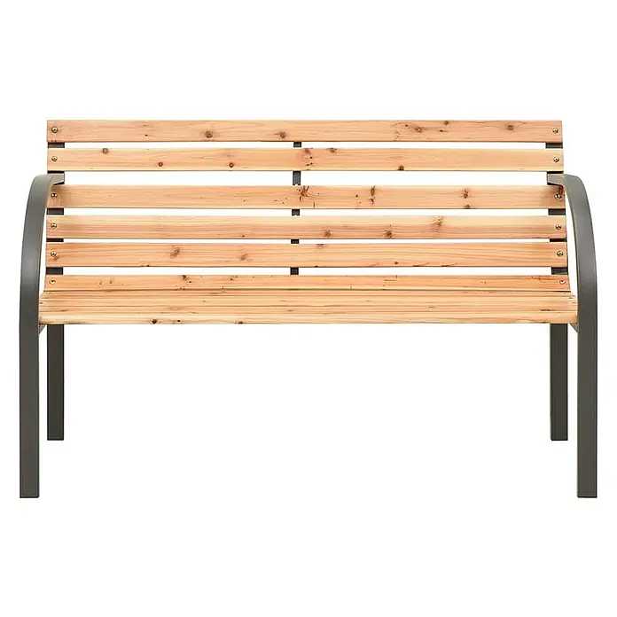 Furnicato Gartenbank Chinesisches Tannenholz - B x T x H: 81 x 38 x 56 cm, Braun